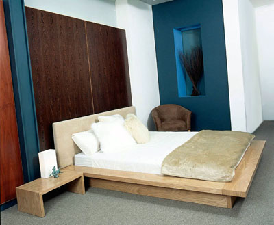 platform bed + bed side